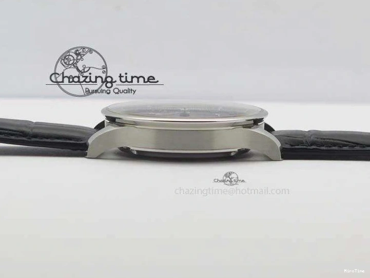 MIROTIME 0517 Reliable Portuguese IW371447 ZF 1:1 Best Edition SS Black Dial On Black Leather Strap A79350 V 7274